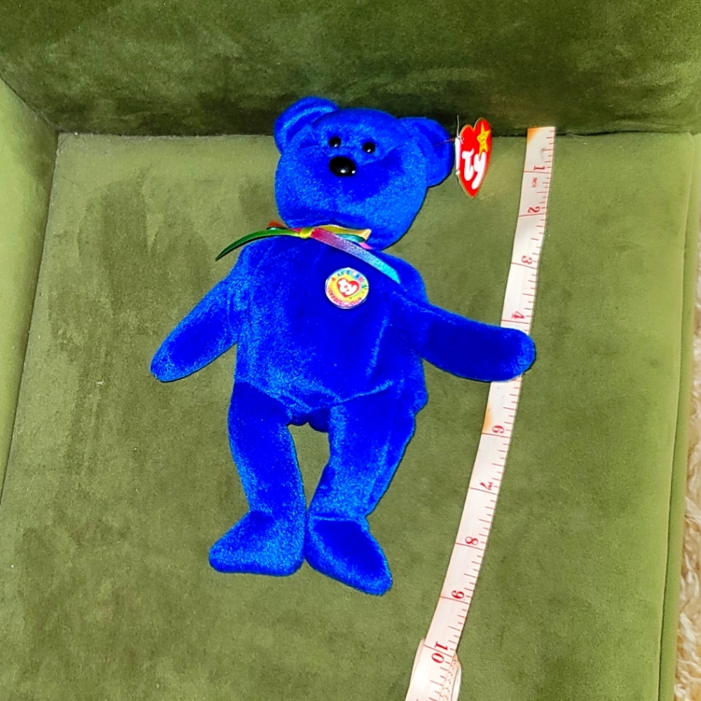 Ty Beanie Babies Clubby Mint Condition P.E Pellets Rare Stamp Error #472 NWT - Picture 14 of 14